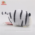 ICTI approved plush soft white cute tiger cub toy